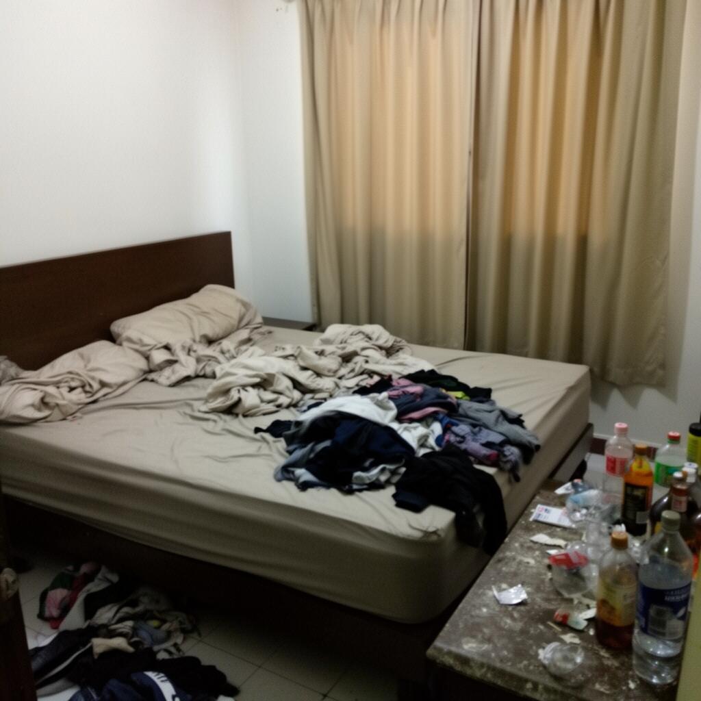 Bedroom Turnover — before